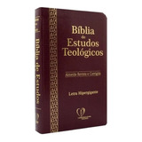 Bíblia Sagrada Estudos Teológicos Evangelica Grande