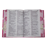 Bíblia Sagrada Feminina Nvi Letra Jumbo Capa Dura Rosa Geométrica