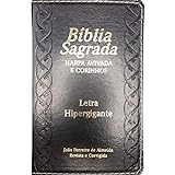 Biblia Sagrada Letra Hipergigante Pu Luxo Preta 