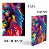 Bíblia Sagrada Nvt Leão Judá Colors Planner