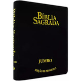 Bíblia Sagrada Rc Letra Jumbo Edição De Promessas Capa Zíper Preta De n a Série 1 Editora Ebenézer King s Cross Capa Mole Edição 1 Em Português 2022