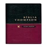 Bíblia Thompson AEC Letra Grande Verde E Vinho