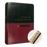 Bíblia Thompson Capa Verde E Vinho