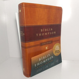 Bíblia Thompson De Estudo Letra Grande Capa Marrom