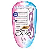 BIC Aparelho De Depilar Soleil Clic 3 Lâminas - 6 Cargas 968721 1 Unidade Yin Yang Lilás Pacote De 6