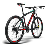 Bicicleta 29 Gts M1 Freio A Disco 21v Mega Range Advanced Cor Verde vermelho Tamanho Do Quadro 17