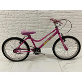 Bicicleta Antiga Monark Brisa Aro 20 Rosa Para Restauro