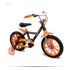 Bicicleta Aro 14 First Pro Masculina Nathor-4 Anos Crodinhas Cor Laranja Tamanho Do Quadro 14