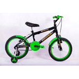 Bicicleta Aro 16 Infantil Para Crianças Havoc C Rodinhas Cor Pt vd Tm 16