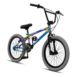 Bicicleta Aro 20 Aero Pro x Color Pneu Colorido Balão Bmx Cor Camaleão Cinza Tamanho Do Quadro S