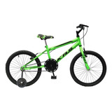 Bicicleta Aro 20 Infantil Krs Verde
