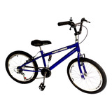 Bicicleta Aro 20 Masculina Infantil Tipo Bmx C 6 Marchas