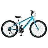 Bicicleta Aro 24 Alum Kls Sport Gold Freio V Brake Mtb 21v