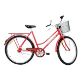 Bicicleta Aro 26 Freio Varão Tropical 529 Monark Cor Vermelho