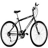 Bicicleta Aro 26 Masculina Adulto 18 Marchas Preta