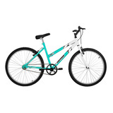 Bicicleta Aro 26 Ultra Bikes Bicolor Feminina Sem Marcha Cor Verde Anis