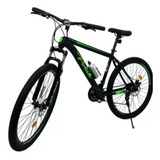 Bicicleta Aro 29 21 Marchas Freio A Disco Aço Carbono verde