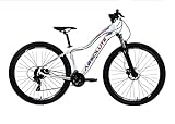 Bicicleta Aro 29 Absolute Hera Feminina Shimano 24v K7 Freio A Disco Hidráulico Garfo Com Trava 15 Branco 