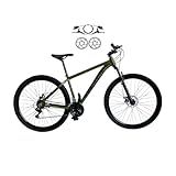 Bicicleta Aro 29 Absolute Nero 5 Alumínio 21v Freio A Disco Hidráulico óleo Garfo Suspensão Oliva 17