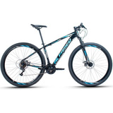 Bicicleta Aro 29 Alfameq Afx Aluminio Freio Disco 24 Marchas Cor Preto azul branco Tamanho Do Quadro 19