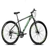 Bicicleta Aro 29 Alfameq ATX 21v Freio A Disco Preto Com Verde 15