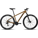 Bicicleta Aro 29 Alfameq Vx Câmbio Shimano 21v Freio A Disco Cor Marrom Com Preto Tamanho Do Quadro 17