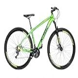 Bicicleta Aro 29 Bike Ksw 21v Marchas Câmbios Especiais Alumínio Freio A Disco Verde 19 