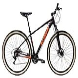 Bicicleta Aro 29 Bike Ksw 24 Marchas Freio Hidraulico Aluminio Preto Laranja 19 