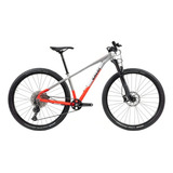 Bicicleta Aro 29 Caloi Elite 12v Deore Freio Hidráulico Cor Alumínio/vermelho Tamanho Do Quadro 21