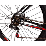 Bicicleta Aro 29 Dropp Alumínio Freio A Disco 21 Marchas Cor Preto vermelho Tamanho Do Quadro 15