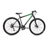 Bicicleta Aro 29 Free Action Flexus 2 0 21V 3020601311402 015 Grafite Verde Status Bikes