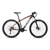 Bicicleta Aro 29 Freio Hidráulico Susp Trava 27v E K 7 11 36 Cor Preto vermelho Tamanho Do Quadro 19