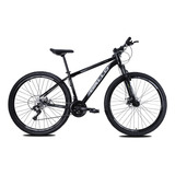 Bicicleta Aro 29 Gallo Duster Freio Disco 24 Marchas Cor Preto prata Tamanho Do Quadro 21