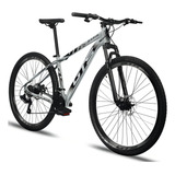Bicicleta Aro 29 Gts Câmbio Shimano 21v Disco Hidráulico Cor Prateado Tamanho Do Quadro 17