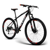 Bicicleta Aro 29 Gts Freio A Disco E Suspensão 21v G7 New Cor Preto branco Tamanho Do Quadro 21