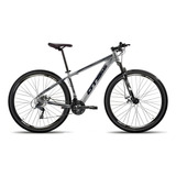Bicicleta Aro 29 Gts Pro M5 Intense Freio A Disco 24 Marchas Cor Cinza preto Tamanho Do Quadro 21