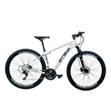 Bicicleta Aro 29 Gts Pro M5 Techs Alumínio Freio Hidráulico Cor Branco Tamanho Do Quadro 21