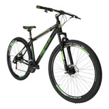 Bicicleta Aro 29 High One Verde 21v Kit Gts Promoção