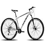 Bicicleta Aro 29 KOG 24 Marcha Shimano Freio Hidráulico 19 Branco Preto