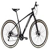 Bicicleta Aro 29 Ksw 21 Marchas Alumínio Cambio Shimano Freio A Disco 17 Preto Prata 