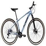 Bicicleta Aro 29 Ksw 21 Marchas Alumínio Cambio Shimano Freio A Disco Azul Claro 17 