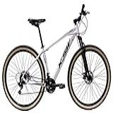 Bicicleta Aro 29 Ksw 21 Marchas Alumínio Cambio Shimano Freio A Disco Branco 19 