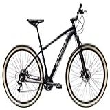 Bicicleta Aro 29 Ksw 21 Marchas Alumínio Cambio Shimano Freio A Disco  Preto Prata  21 