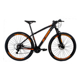 Bicicleta Aro 29 Ksw 21 Marchas Cambio Shimano Freio A Disco Cor Preto laranja Tamanho Do Quadro 21