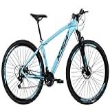 Bicicleta Aro 29 Ksw Xlt 24v Disco Câmbios Index Cor Azul Tamanho Do Quadro 17   