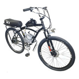 Bicicleta Aro 29 Motorizada Motor 80cc Susp fr Disco Cor Preto