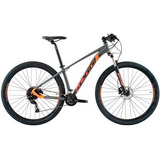 Bicicleta Aro 29 Oggi Big Wheel 7 0 2023 Mtb Cor Grafite laranja preto Tamanho Do Quadro S 15 5