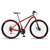 Bicicleta Aro 29 Ravok 21 Velocidades Aço Carbono Freios A Disco Com Suspensao