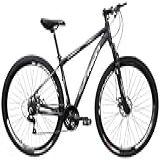 BICICLETA ARO 29 RINO EVEREST 24V CAMBIOS INDEX PRETO PRATA 19