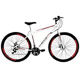 Bicicleta Aro 29 Shimano Freio à Disco 21 M Quadro 18 5 Wendy Branca Vermelho Ello Bike